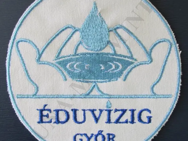 Észak-Dunántúli Vízügyi Igazgatóság karjelvény tépőzáras